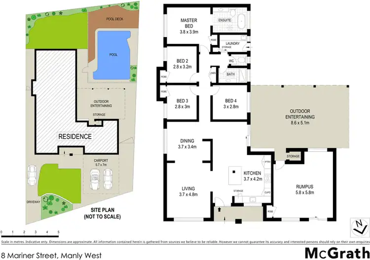 Floorplan of Homely house listing, 8 Mariner Street, Manly West QLD 4179