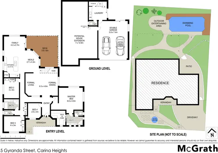 Floorplan of Homely house listing, 5 Gyranda Street, Carina Heights QLD 4152