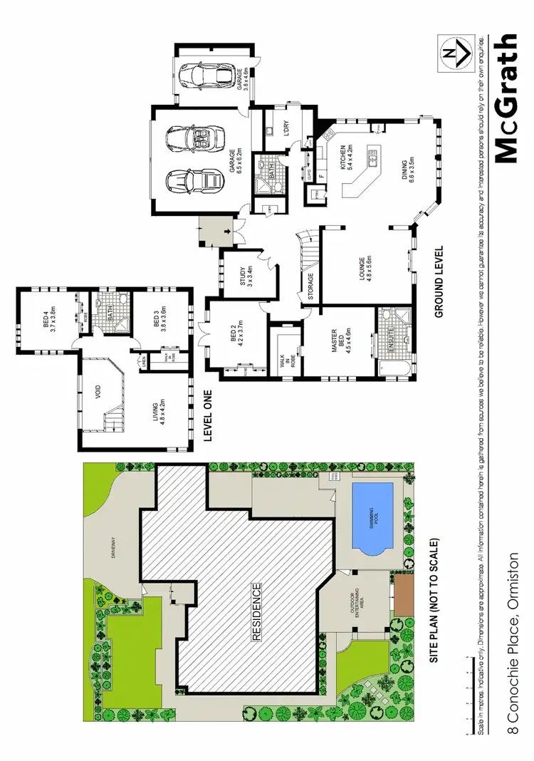 Floorplan of Homely house listing, 8 Conochie Place, Ormiston QLD 4160