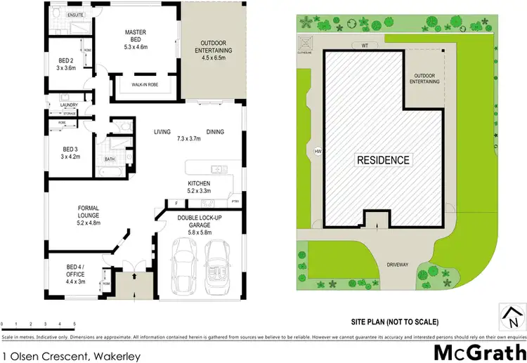 Floorplan of Homely house listing, 1 Olsen Crescent, Wakerley QLD 4154