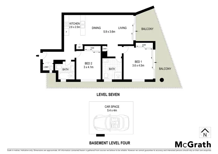 Floorplan of Homely apartment listing, 703/2 Jack Brabham Drive, Hurstville NSW 2220