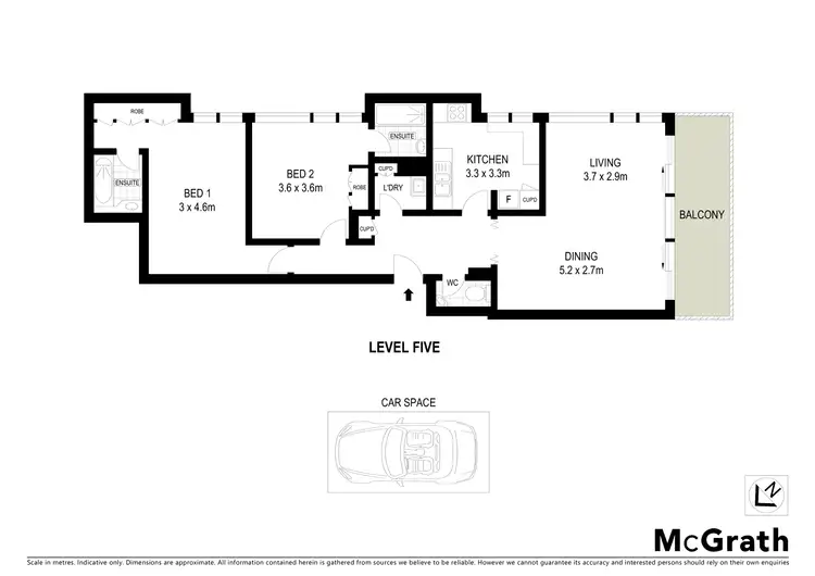 Floorplan of Homely apartment listing, 52/325 Beaconsfield Parade, St Kilda West VIC 3182