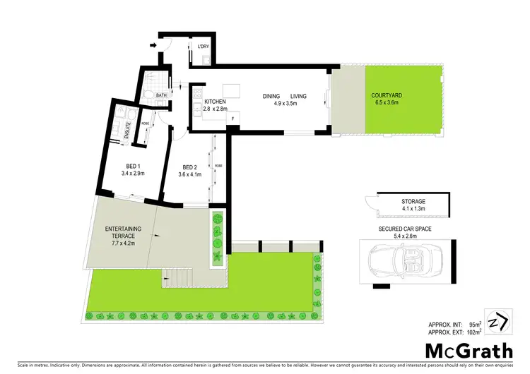 Floorplan of Homely apartment listing, 2/634 Mowbray Road, Lane Cove NSW 2066