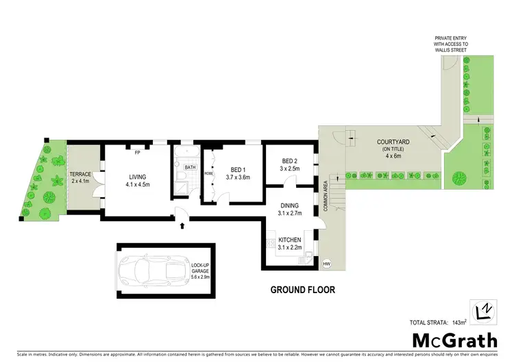 Floorplan of Homely apartment listing, 2/322 Edgecliff Road, Woollahra NSW 2025