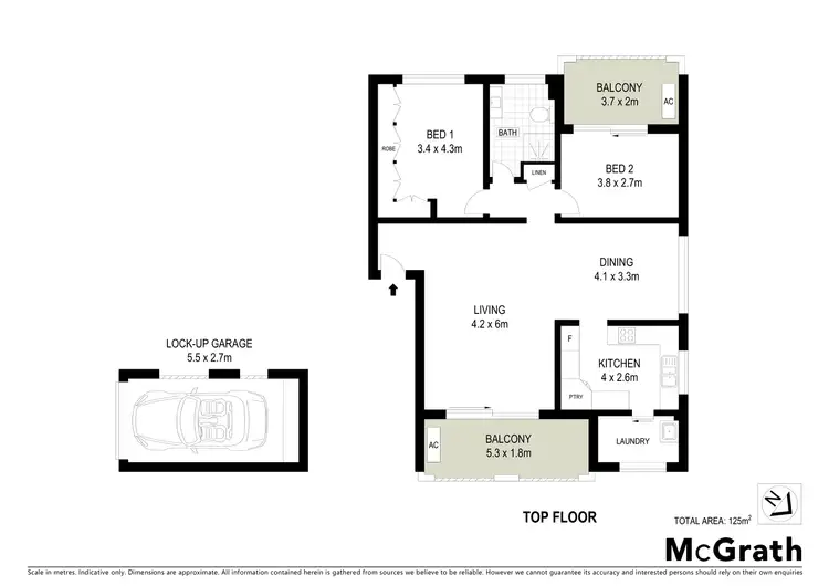 Floorplan of Homely apartment listing, 9/30 Parraween Street, Cremorne NSW 2090