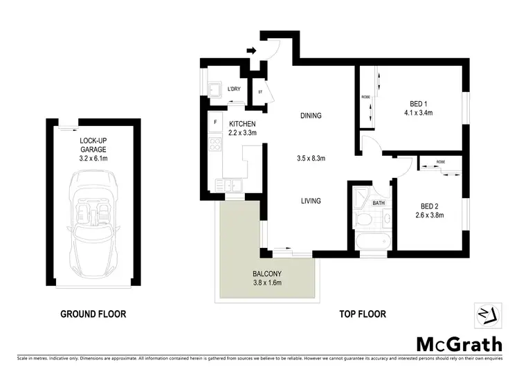 Floorplan of Homely apartment listing, 9/20 McKye Street, Waverton NSW 2060