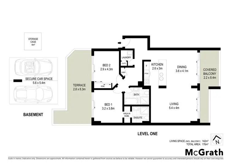 Floorplan of Homely apartment listing, 108/149 O'Riordan Street, Mascot NSW 2020