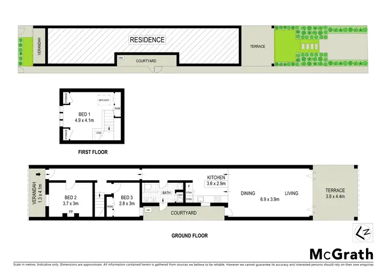 Floorplan of Homely house listing, 134 Barker Street, Randwick NSW 2031