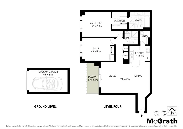 Floorplan of Homely apartment listing, 300/83 Dalmeny Avenue, Rosebery NSW 2018