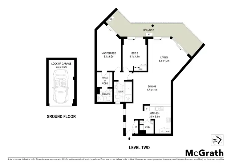 Floorplan of Homely apartment listing, 5/32 Nicholson Parade, Cronulla NSW 2230
