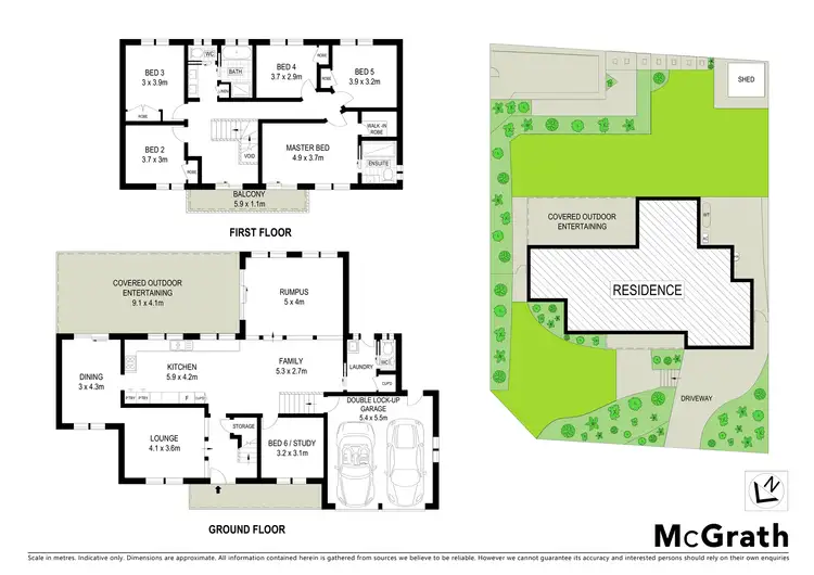 Floorplan of Homely house listing, 6 Mountain View Avenue, Glen Alpine NSW 2560