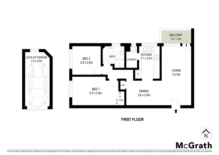 Floorplan of Homely apartment listing, 4/10 Albert Street, Hornsby NSW 2077