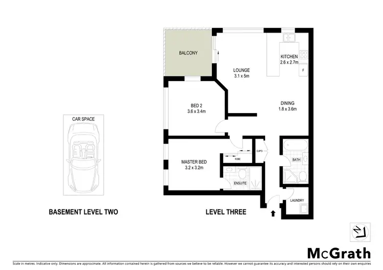 Floorplan of Homely apartment listing, 25/20 College Crescent, Hornsby NSW 2077