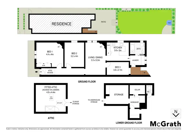 Floorplan of Homely house listing, 84 Burfitt Street, Leichhardt NSW 2040