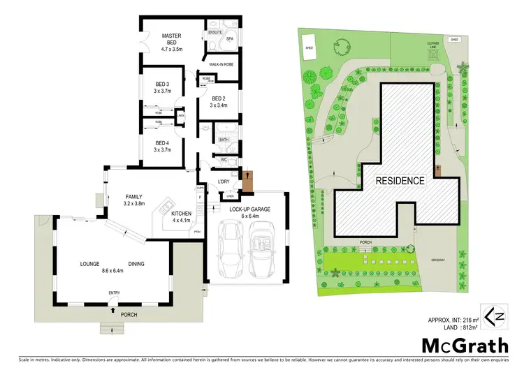 Floorplan of Homely house listing, 4 Nugent Close, Jerrabomberra NSW 2619
