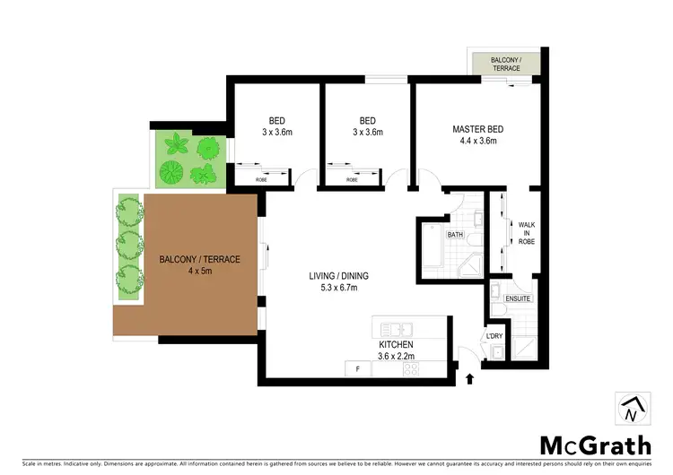 Floorplan of Homely apartment listing, 1/17 Robilliard Street, Mays Hill NSW 2145