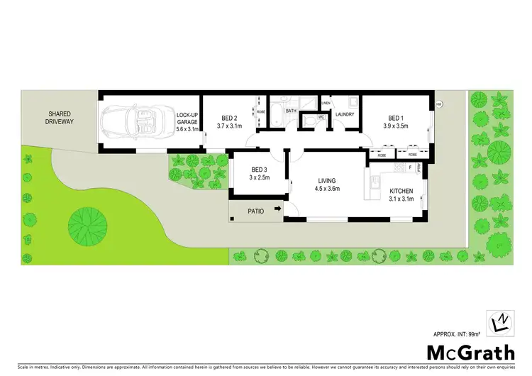 Floorplan of Homely villa listing, 2/14 Coogee Street, East Ballina NSW 2478