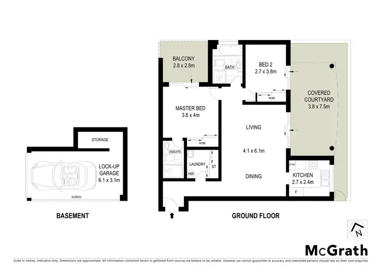 Floorplan of Homely apartment listing, 1/3 Gosport Street, Cronulla NSW 2230