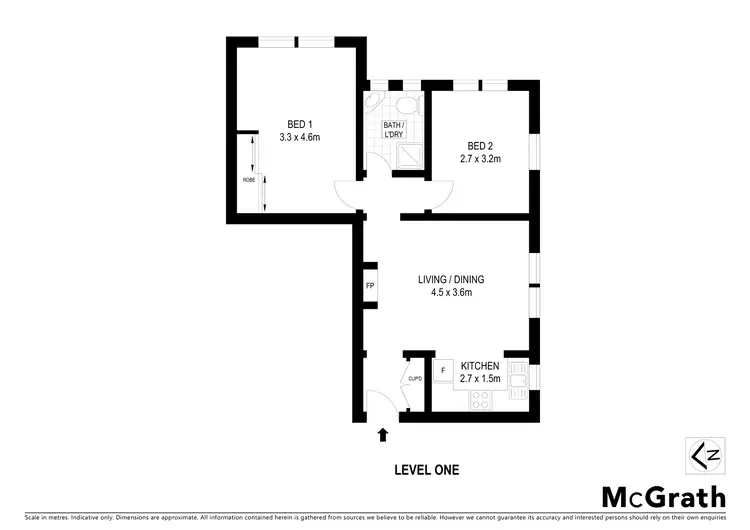 Floorplan of Homely apartment listing, 12A/25 Prince Street, Randwick NSW 2031