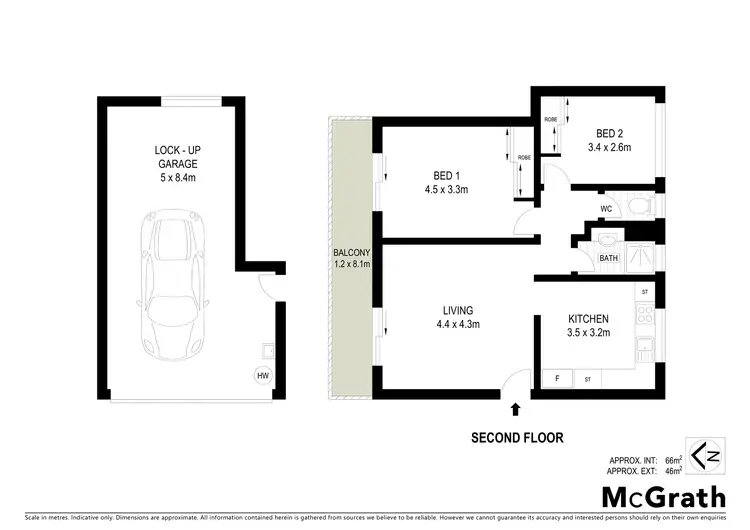 Floorplan of Homely unit listing, 8/39 Princess Street, Bulimba QLD 4171