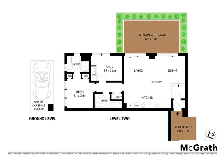 Floorplan of Homely apartment listing, 228/11 Gordon Street, Marrickville NSW 2204