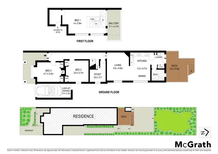 Floorplan of Homely house listing, 7 Slade Street, Naremburn NSW 2065