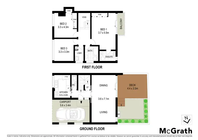 Floorplan of Homely townhouse listing, 7/6 Boronia Street, Wollstonecraft NSW 2065