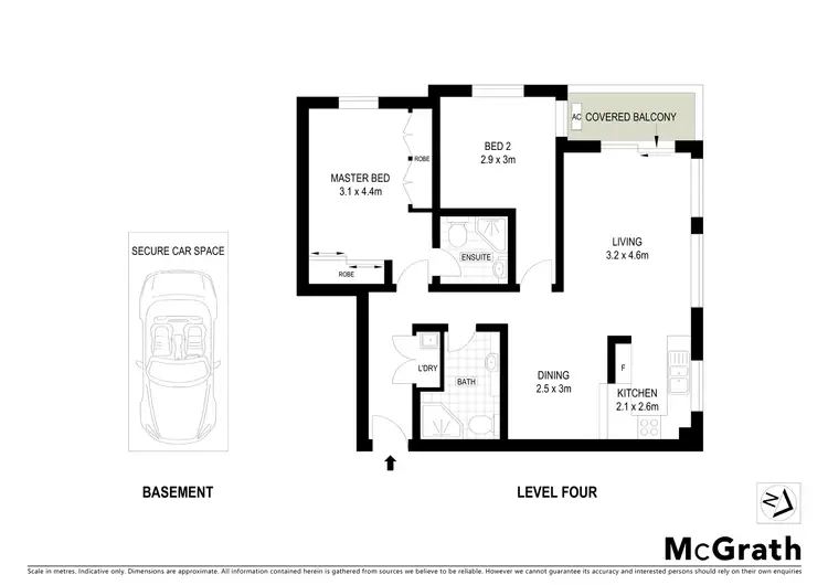 Floorplan of Homely apartment listing, 41/7 Sinclair Street, Wollstonecraft NSW 2065