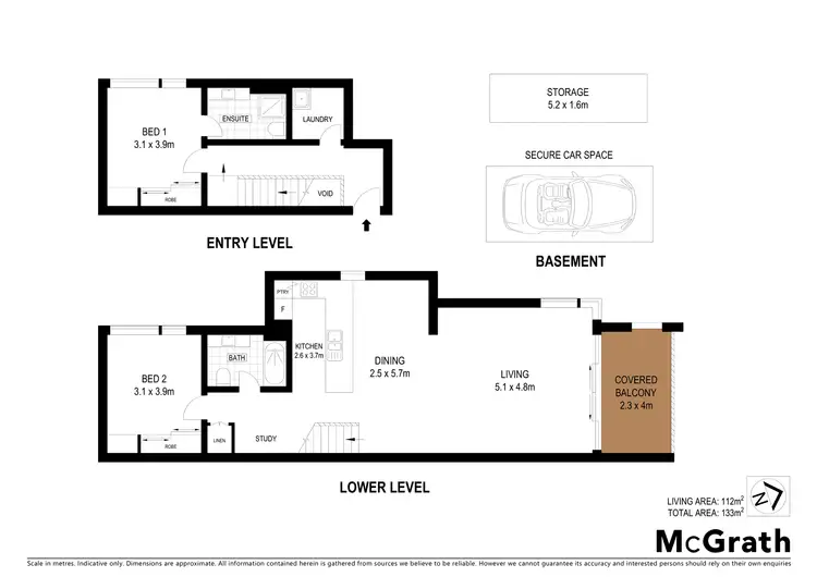 Floorplan of Homely apartment listing, 43/37 Morley Avenue, Rosebery NSW 2018