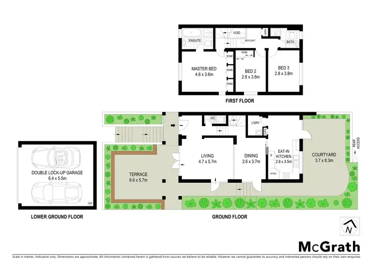 Floorplan of Homely townhouse listing, 6/19 Rocklands Road, Wollstonecraft NSW 2065