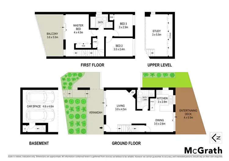 Floorplan of Homely townhouse listing, 6/1A Hazelbank Road, Wollstonecraft NSW 2065