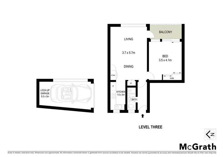 Floorplan of Homely apartment listing, 25/4-8 Kareela Road, Cremorne Point NSW 2090