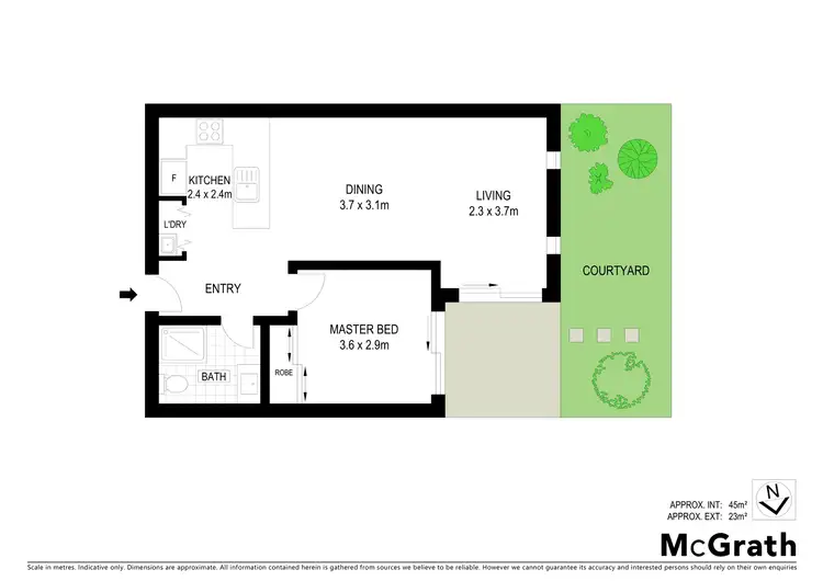 Floorplan of Homely apartment listing, 12/32 Stockdale Street, Dickson ACT 2602