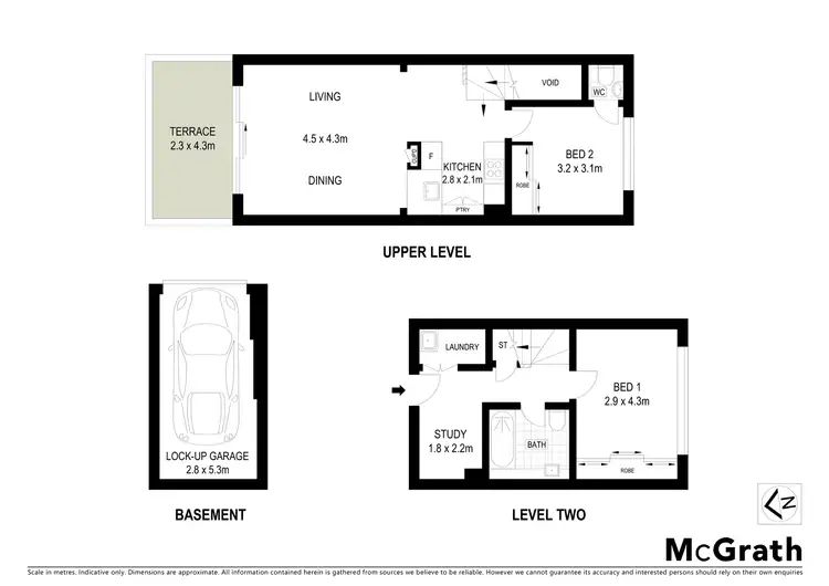 Floorplan of Homely apartment listing, 17/11 Flood Street, Bondi NSW 2026