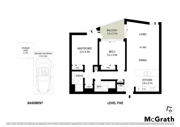 Floorplan of Homely apartment listing, 515/159 Ross Street, Forest Lodge NSW 2037