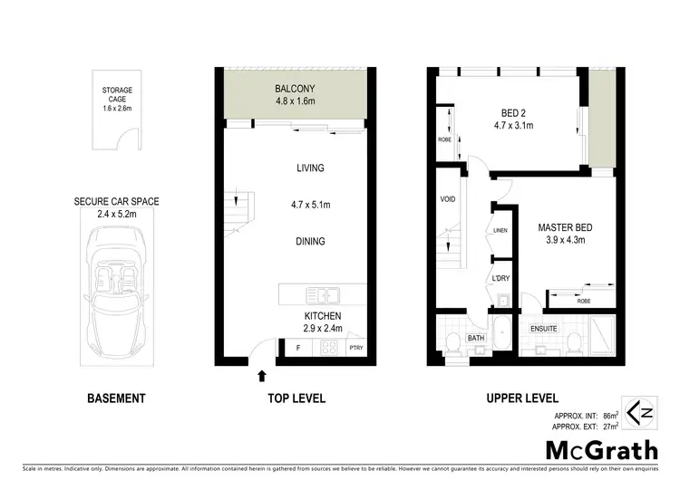 Floorplan of Homely apartment listing, 41/21 Coulson Street, Erskineville NSW 2043