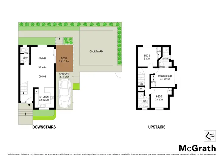 Floorplan of Homely townhouse listing, 4/43 Bellevue Terrace, St Lucia QLD 4067