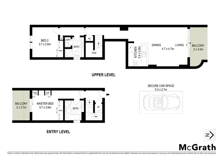 Floorplan of Homely apartment listing, 7/28 Crystal Street, Waterloo NSW 2017