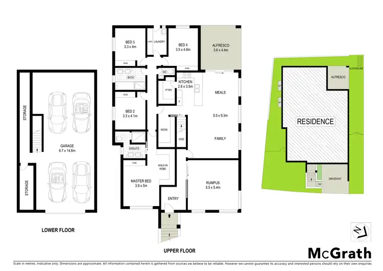 Floorplan of Homely house listing, 68 Langtree Crescent, Crace ACT 2911