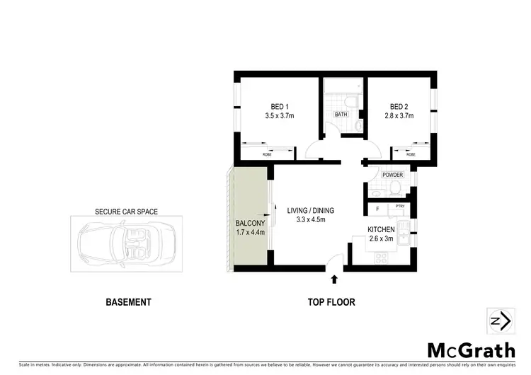 Floorplan of Homely apartment listing, 36/144 Alison Road, Randwick NSW 2031