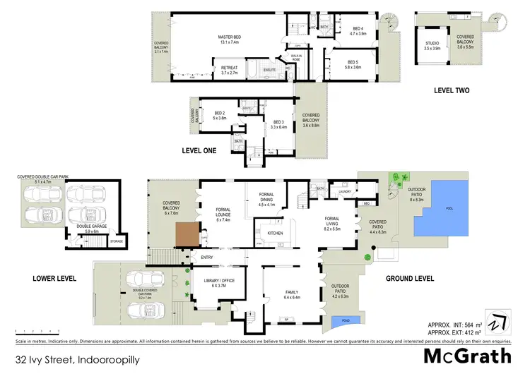Floorplan of Homely house listing, 32 Ivy Street, Indooroopilly QLD 4068