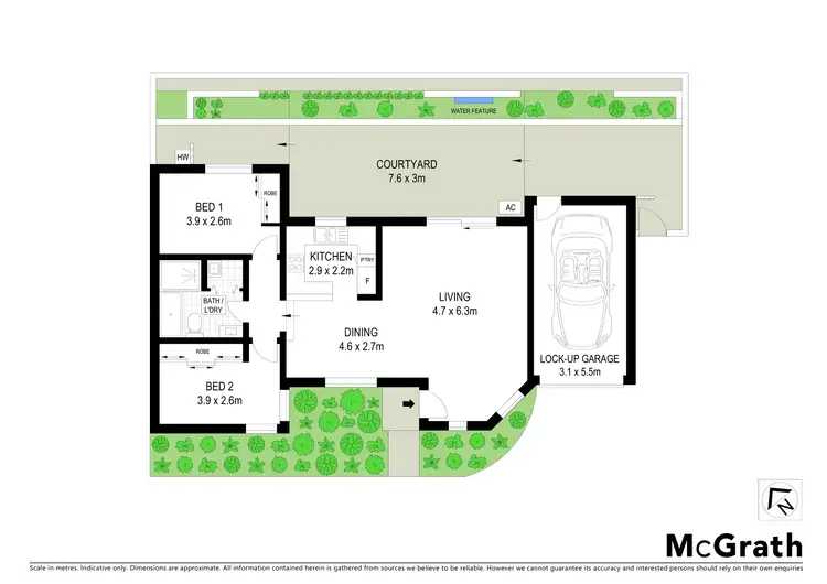 Floorplan of Homely villa listing, 3/11 Aitchandar Road, Ryde NSW 2112