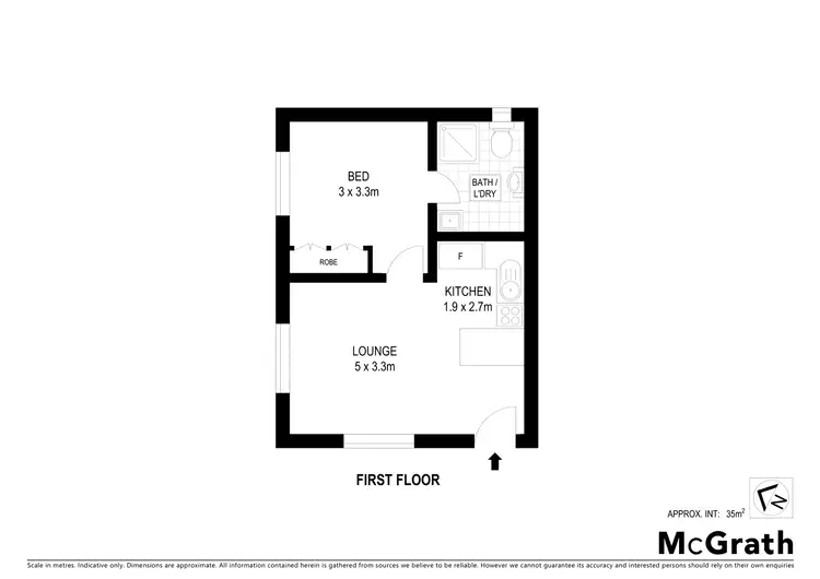 Floorplan of Homely apartment listing, 2/9 Macquoid Street, Queanbeyan NSW 2620
