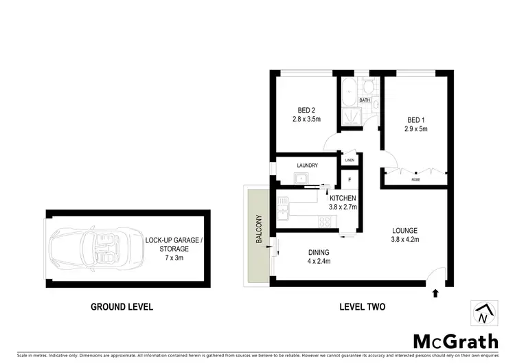 Floorplan of Homely apartment listing, 7/52 Bridge Street, Epping NSW 2121
