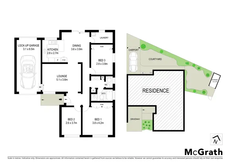 Floorplan of Homely villa listing, 6/39 Gleeson Avenue, Condell Park NSW 2200