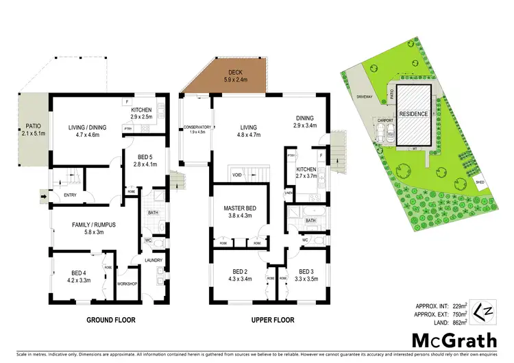 Floorplan of Homely house listing, 4 Crest Drive, Elanora QLD 4221