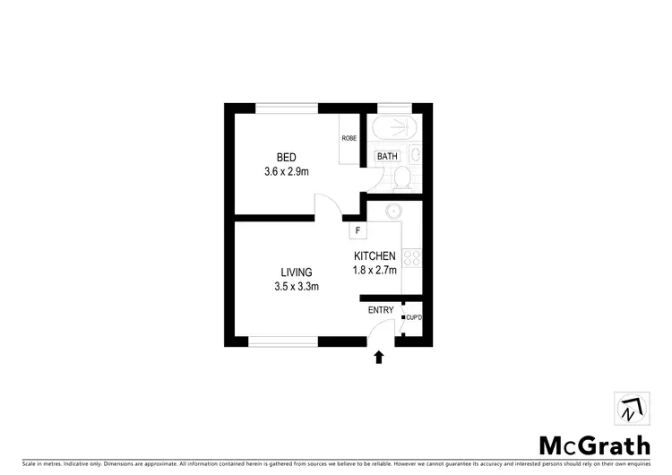 Floorplan of Homely unit listing, 7/47 Hampton Circuit, Yarralumla ACT 2600
