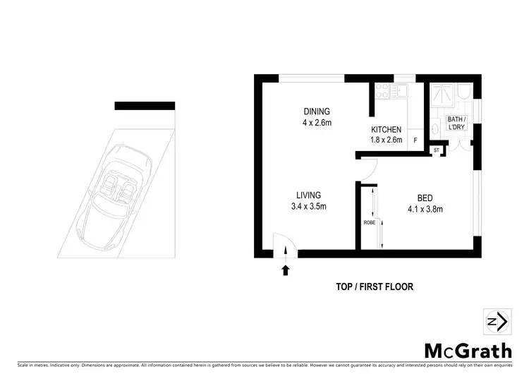Floorplan of Homely apartment listing, 11/51 Caronia Avenue, Woolooware NSW 2230