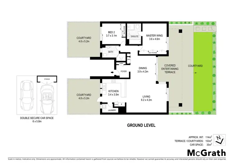Floorplan of Homely apartment listing, 104/53 Admiralty Drive, Breakfast Point NSW 2137