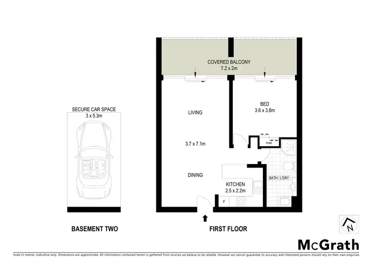 Floorplan of Homely apartment listing, 7/18 Waterloo Street, Narrabeen NSW 2101